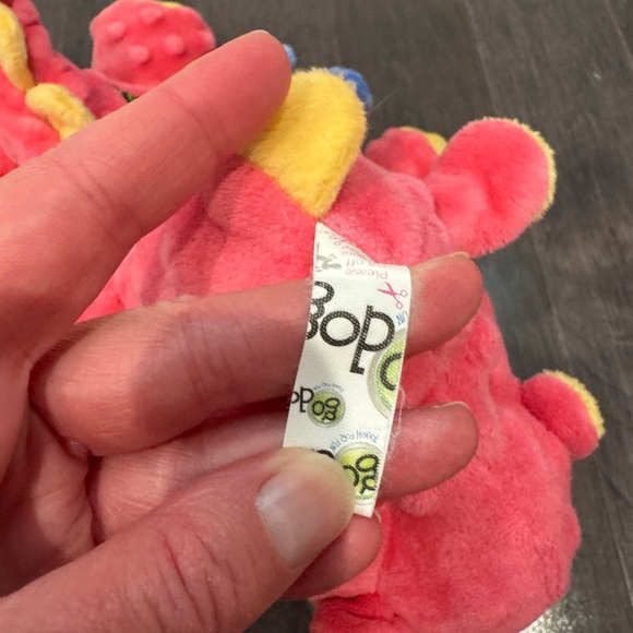 NWOT Go Dog Red and Yellow Dinosaur Tough Pet Dog Toy - Picture 3 of 4